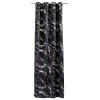Zasłona z kółkami ENDLESS CHIC 140x270 czarny/sre
